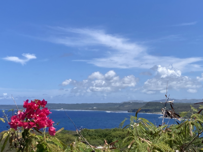 A scenic view near the Marine Laboratory at the University of Guam in the village of Mangilao